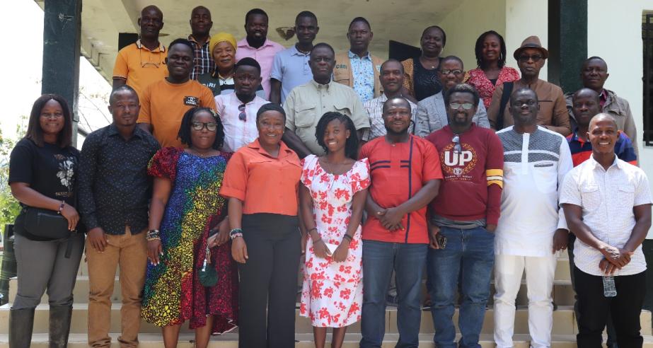 National Training Course participants posed with CARI Administration and international scientist ( week one)