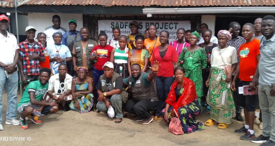 Bomi County lead outgrowers, stakeholders and CARI / SADFONS project team 