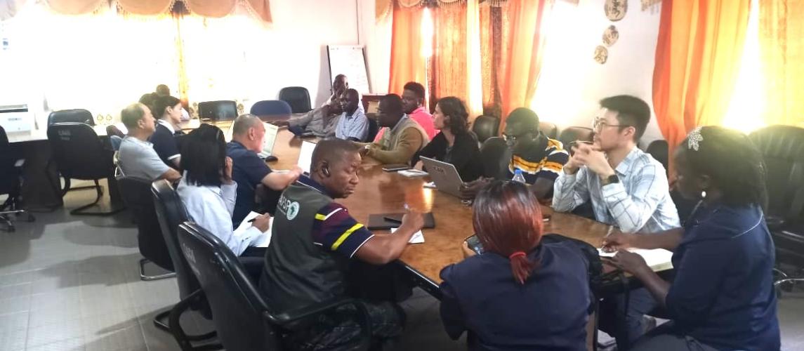 KOICA experits in meeting with CARI administration and technical team