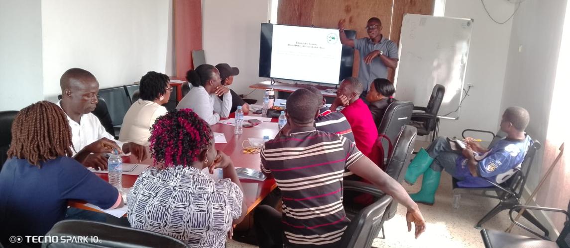 CARI Researchers listening to the overview of the Client Satisfaction Survey