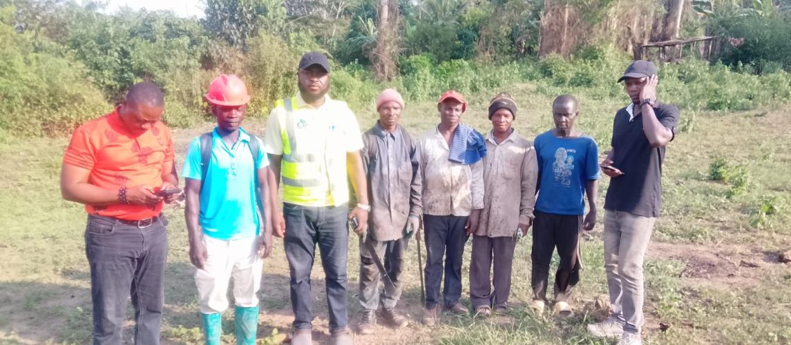 BCRP Technical team conducting field assessment in Northern Liberia