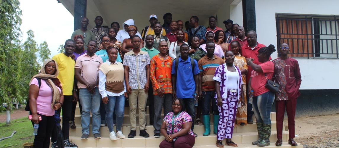 Scientists, research officers, project coordinators, and administrative staff of CARI posed for a group photo during the weeklong research seminar.