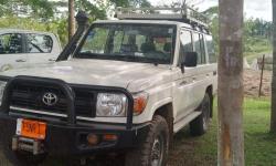 Toyota Land Cruiser Jeep donated to CARAI by Feed The Future  