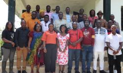 National Training Course participants posed with CARI Administration and international scientist ( week one)