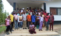 Scientists, research officers, project coordinators, and administrative staff of CARI posed for a group photo during the weeklong research seminar.