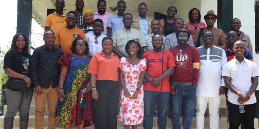 National Training Course participants posed with CARI Administration and international scientist ( week one)
