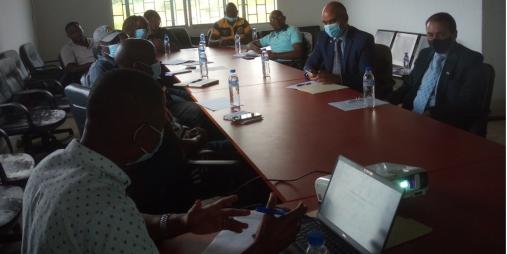 Flashback: Indian Ambassador Pradit Kumar Yadav and team in discussion with CARI officials. 